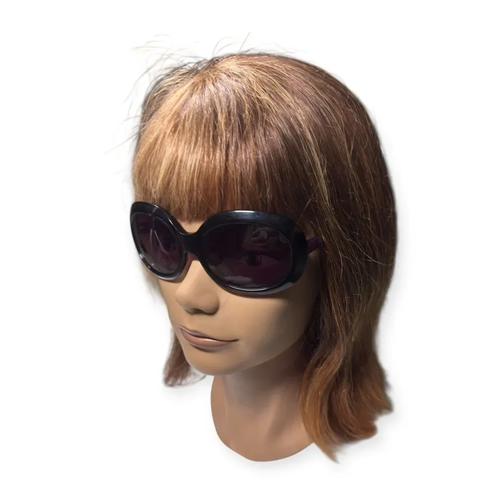 Vera Wang Juliette 1 Sunglasses Purple Tortoise Shell Shades‎ 132mm